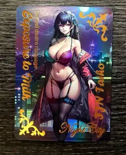 Taihou Azur Lane X Goddess Story Doujin Holo Card Anime Waifu - Image 3