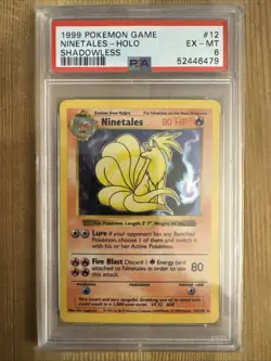 Ninetales - 12/102 - Shadowless Holo Rare Base Set 1999 - Pokemon Card PSA 6 - Image 1