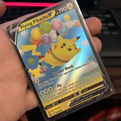 Flying Pikachu V 006/025 Celebrations NM Ultra Rare Pokemon Card - Image 3