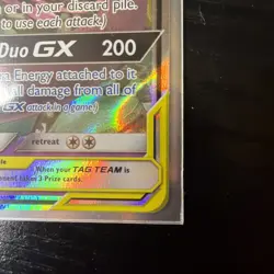 Pokemon TCG Mewtwo and Mew GX Tag Team Card 71/236 Unified Minds 2019 - Image 3