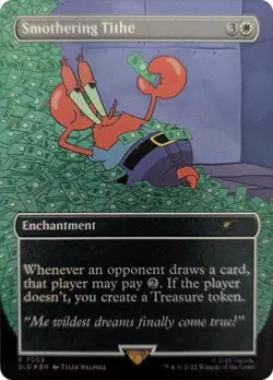 Smothering Tithe (7009) (Rainbow Foil) -Foil Near Mint MTG Secret Lair - Image 1