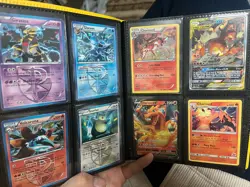 160 CARDS FIRE LOT - Pokemon Binder Collection - Charizard, Tag Team, WoTC, XY - Image 1