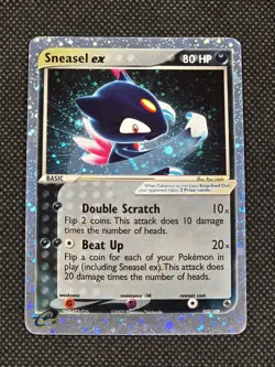 Sneasel ex 103/109 EX Ruby & Sapphire Pokemon Card Holo Foil Rare LP - Image 1