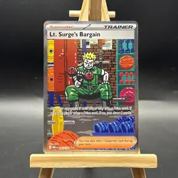 Pokemon Cards Lt. Surge's Bargain 185/132 Mega Evolution - Pack Fresh - Poss 10 - Image 1
