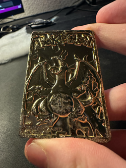Nintendo - Gold Charizard limited edition trading card - 50 grams - Image 1