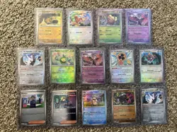 Prismatic Evolutions 14 Card Lot Masterball And Pokeball Holographic NM - Image 2