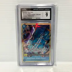 Gum-Gum Giant Gavel OP03-055 PRB Textured Foil Graded One Piece Card - PSA CGC 9 - Image 1