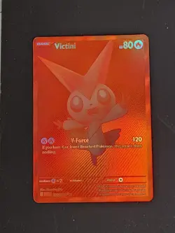 Rare Chase Card Pokemon Victini 171/086 Sv: Black Bolt Holo - Image 2
