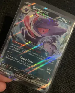 Pokemon Gengar EX 104/162 SV05 Temporal Forces Holo Double Rare TCG Card - Image 2