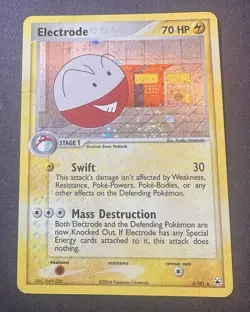 Pokemon Card - Electrode Hidden Legends 5/101 Holo SWIRL 🌀 LP/MP FREE SHIPPING - Image 1