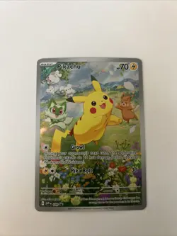 Pokemon Pikachu TCG SVP 088 Black Star Promo Card Paldea Adventure Chest - Image 1