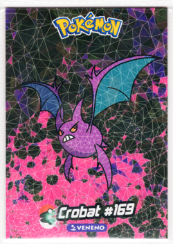 POKEMON - CRYSTAL CARD COLLECTION * CROBAT #169 - CRACKED ICE HOLO - Image 1
