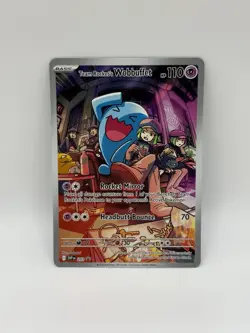 Team Rocket's Wobbuffet 203 Sv: Scarlet & Violet Promo Cards Holo - Image 1