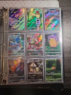 Pokemon Card Lot Binder V/VMAX IR Hits 180 Cards NM Full Art - Image 1