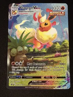 Flareon VMAX SWSH180 SWSH: Sword & Shield Promo Cards Holo - Image 1