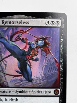 Gwenom, Remorseless #286 - MTG Spider-Man - GB Exclusive Promo - Mythic - Image 4