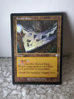 MTG Buried Ruin Retro Frame - The Brothers' War Commander #177 - Image 1
