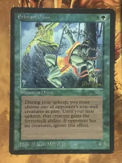 Mtg Arabian Nights Erhnam Djinn - Image 1