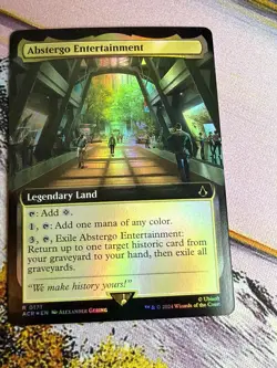 Abstergo Entertainment, 0171 (Ext Art) *FOIL* - MTG: Assassin's Creed (ACR) NM - Image 2