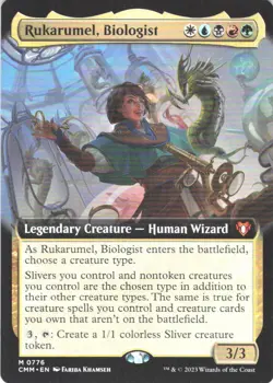 MTG Rukarumel, Biologist (Extended Art) (776) | NM | Commander Masters {CMM} - Image 1