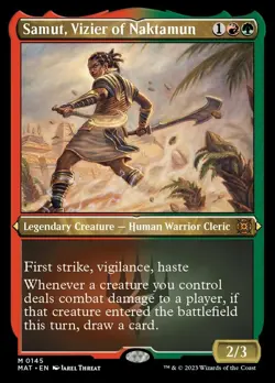 1 x Samut, Vizier of Naktamun - Foil Etched - March of the Machine: The Aftermat - Image 1