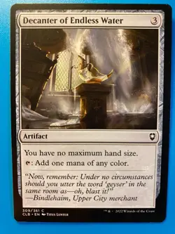MTG 1x Decanter of Endless Water # 309 Battle for Baldur's Gate Magic the x1 NM - Image 1