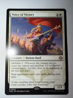 Voice of Victory - MTG Magic The Gathering - Tarkir: Dragonstorm NM - Image 1