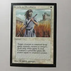 Swords to Plowshares x (1) MTG - Collectors' Edition (CE) - EX/NM - Image 1