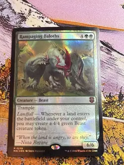 RIPPLE FOIL Rampaging Baloths (Ripple Foil) - Commander: Modern Horizons 3 (M3C) - Image 1