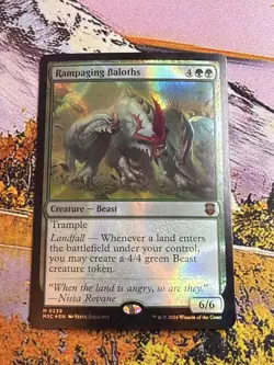 RIPPLE FOIL Rampaging Baloths (Ripple Foil) - Commander: Modern Horizons 3 (M3C) - Image 2