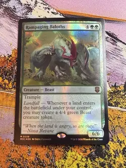 RIPPLE FOIL Rampaging Baloths (Ripple Foil) - Commander: Modern Horizons 3 (M3C) - Image 5