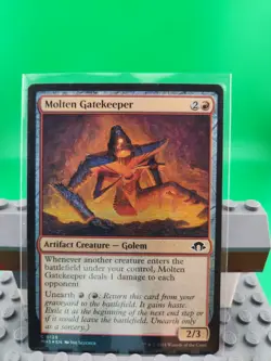 Molten Gatekeeper *FOIL* Modern Horizons 3 MTG - Image 1