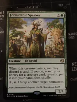 MTG Lorwyn Eclipsed Formidable Speaker Normal R 0176 ECL - Image 1