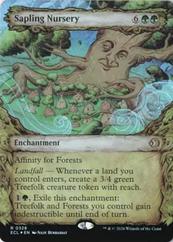 Sapling Nursery (Showcase) Lorwyn Eclipsed Foil NM 328 - Image 1