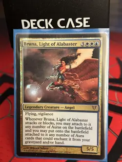 Custom Commander Deck - Bruna, Light of Alabaster - Voltron Auras - EDH MTG - NM - Image 1