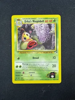Pokemon Erika's Weepinbell - WOTC Gym Heroes Uncommon 48/132 Unlimited 2000 - Image 1
