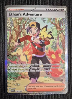 Ethan's Adventure 236/182 Special Illustration Rare Pokemon Card - Image 1