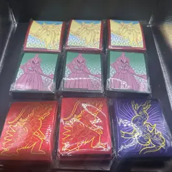 Brand New Pokemon TCG Card Soft Penny Sleeves Various Lot of 9 New Sealed ETB - Image 1