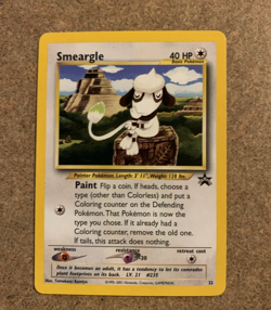 SMEARGLE 2001 POKEMON BLACK STAR PROMO CARD #32 NM - Image 1