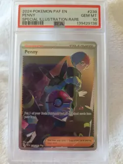 PENNY SIR 2024 POKEMON PAF EN #239 PSA GEM MINT 10 - Image 1