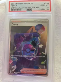 PENNY SIR 2024 POKEMON PAF EN #239 PSA GEM MINT 10 - Image 2