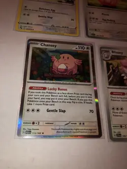 Lot Of 7 Chansey and Blissey Pokemon Cards - Image 2