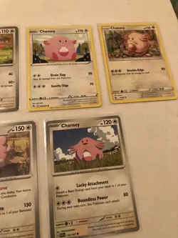 Lot Of 7 Chansey and Blissey Pokemon Cards - Image 5