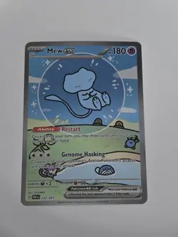 2024 Pokemon PAF EN #232 Mew Ex Special Illustration Rare - Image 2