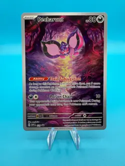 Pokemon TCG Shrouded Fable Pecharunt SVP 129 Promo Card NM - Image 1