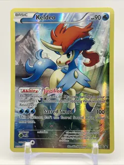 Keldeo XY118 XY Black Star Promo Full Art Holo Pokemon TCG - Image 1