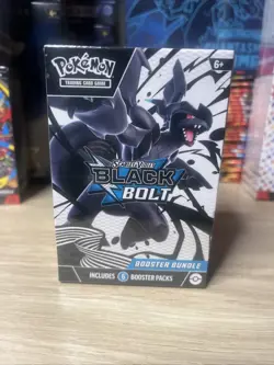 Pokemon Scarlet & Violet BLACK BOLT Booster Bundle - Sealed - 6 Booster Packs - Image 1