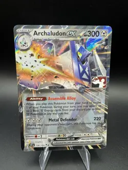 Play! Pokemon Prize Pack Series 7 Surging Sparks 130/191 Archaludon ex - NM - Image 1