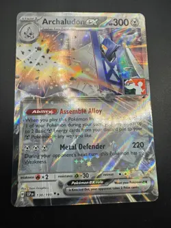 Play! Pokemon Prize Pack Series 7 Surging Sparks 130/191 Archaludon ex - NM - Image 4