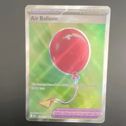 Pokemon Air Balloon 166/132 Me01: Mega Evolution Full Art Holo Trainer TCG - Image 1